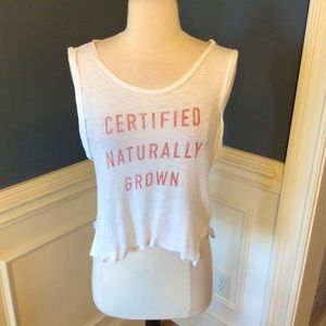 B Original Crop Tank Top Boutique Shirt Small